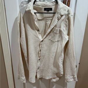 PacSun Cream Textured Top
